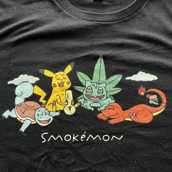 Smokemon Printed T-Shirt - Picture 3 of 4